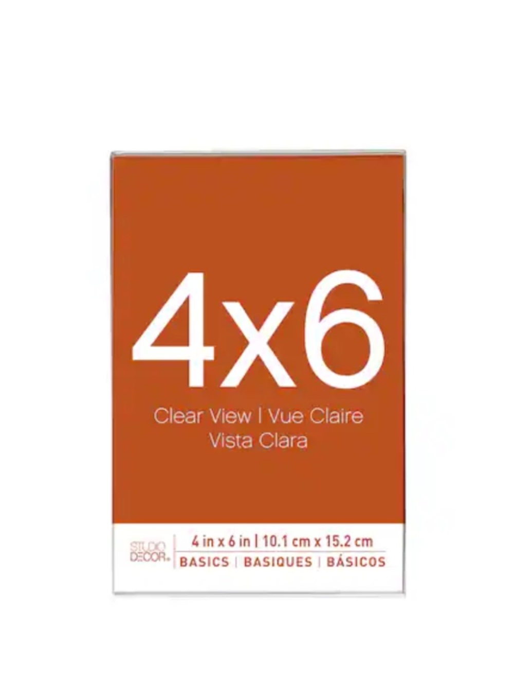 4 x 6 Clear View Acrylic Vertical Bent Photo Frames (Set of 8) by Studio Décor